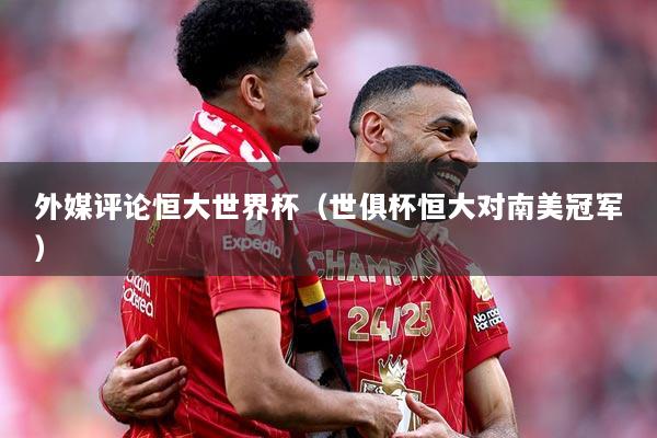 外媒评论恒大世界杯（世俱杯恒大对南美冠军）